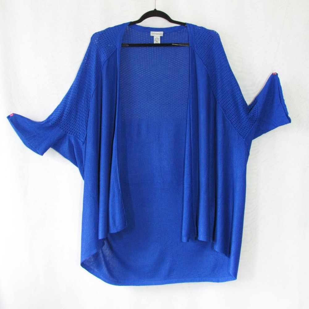 CATHERINES 3X Oversized Drop Shoulder Hi-Lo Sweater